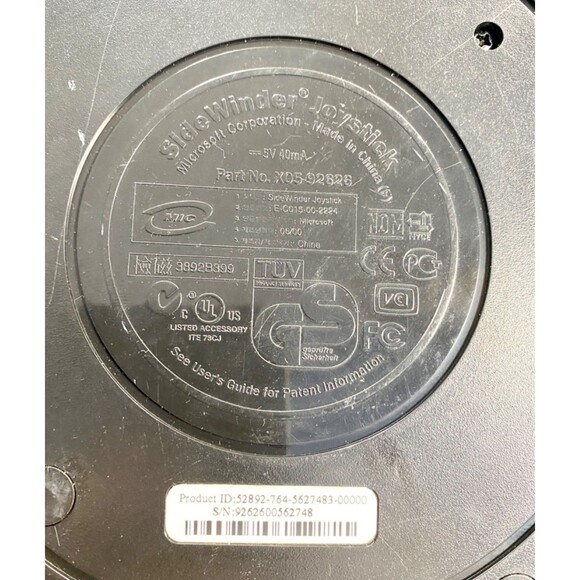 Microsoft SideWinder USB Joystick Flight Simulator Controller - PC Gaming - USED - Picture 5 of 5